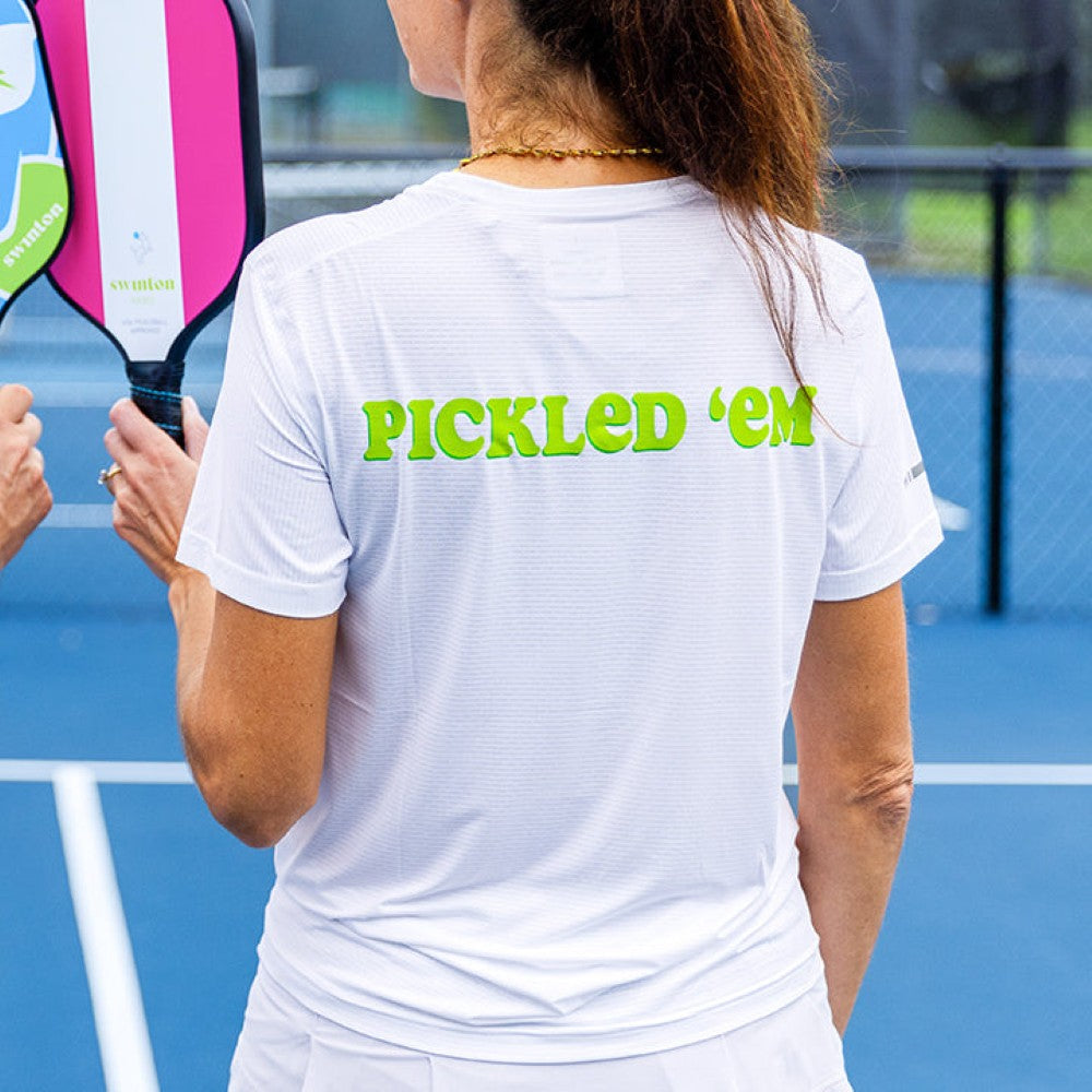 Swinton Pickleball - Women's Pickled 'em LUX Performance Shirt