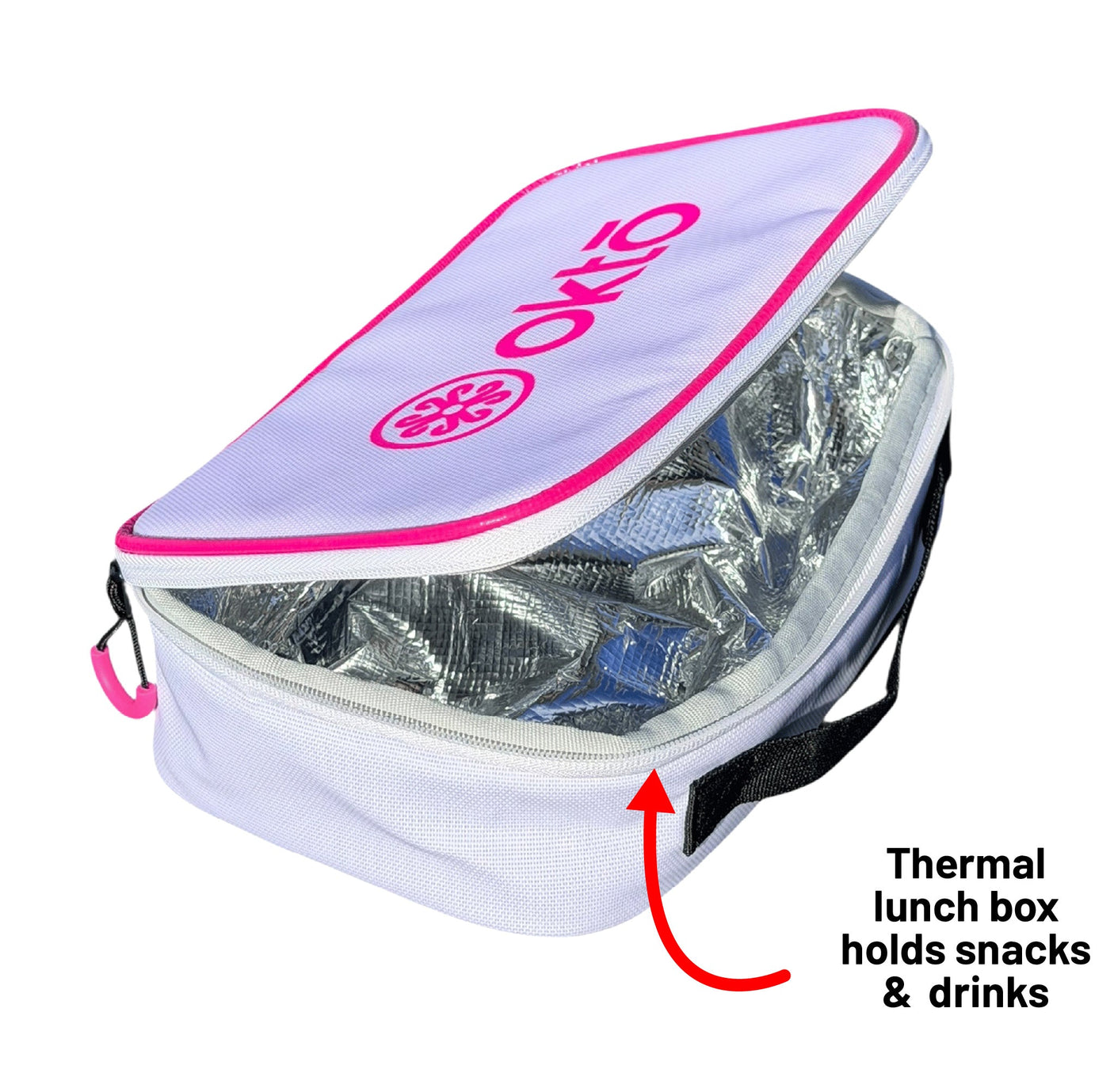 Oktō Pro Elite Paddle Sports Backpack | White & Pink