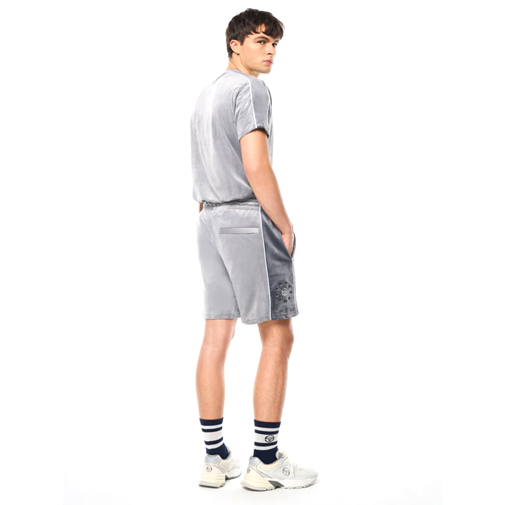 Sergio Tacchini Cresta Velour Short | Sleet