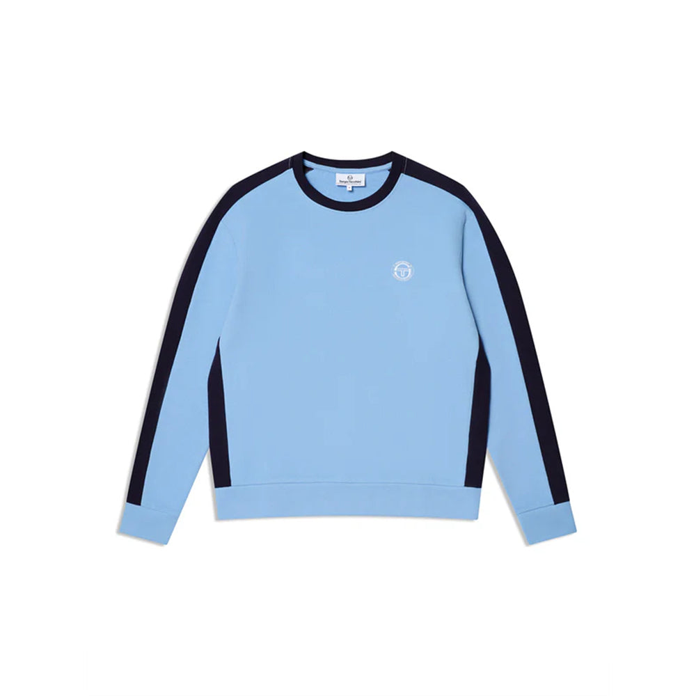 Sergio Tacchini Volo Crewneck | Azul Della Robbia