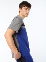 Camiseta de moda Affilato-Azul ultramar intenso