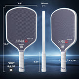 Hudef Sport Pickleball Paddle Mage Pro Gen2 | Hybrid Paddle