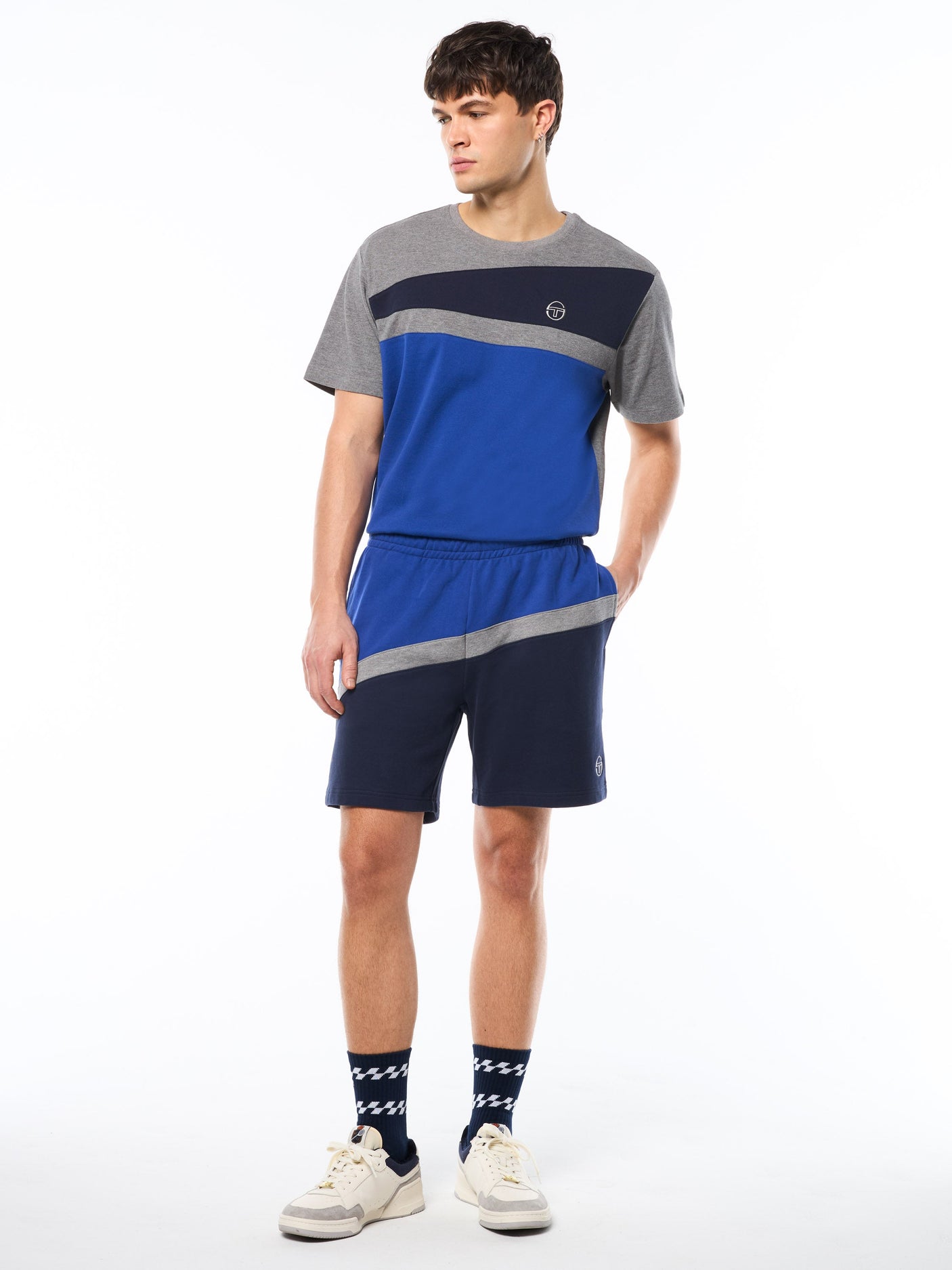 Affilato Moda Corto-Azul Ultramar Oscuro