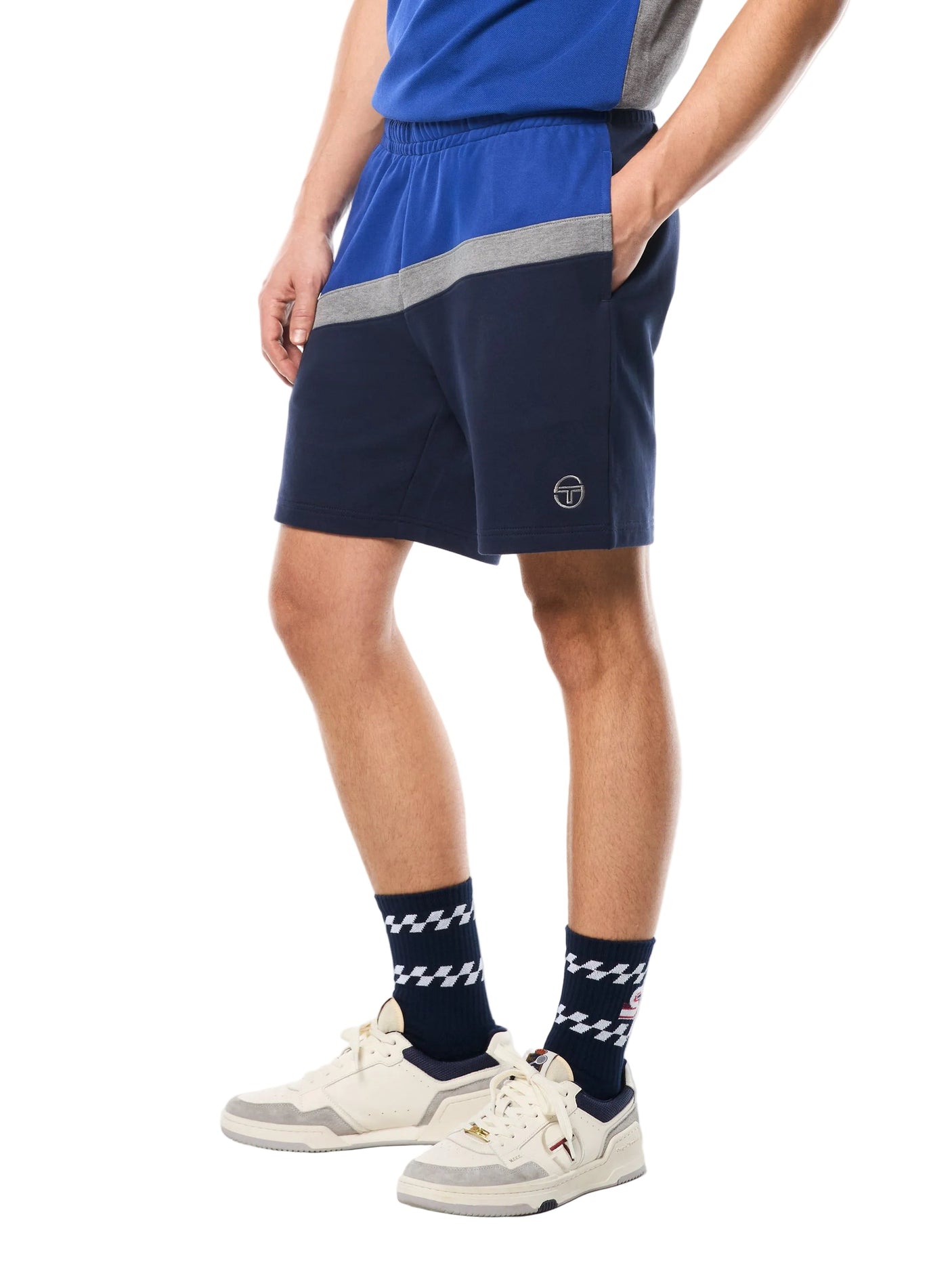 Affilato Moda Corto-Azul Ultramar Oscuro