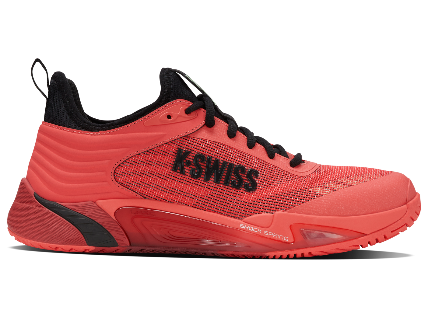 K-Swiss Men's Shoes Hypercourt Pinnacle | Neon Lava/Black/Chili Pepper