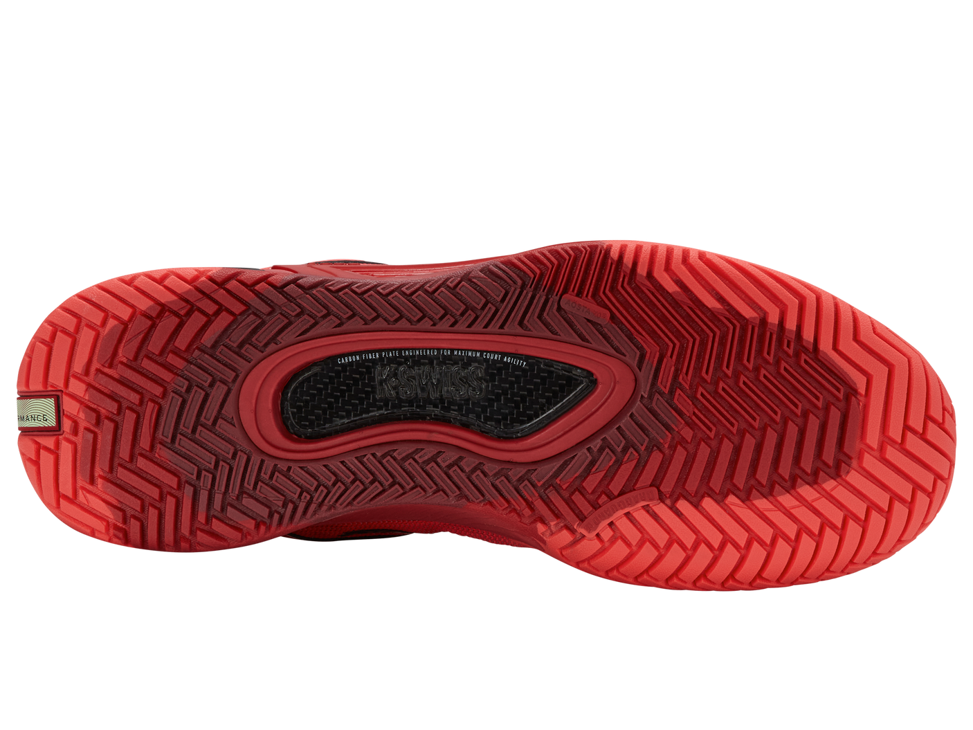 K-Swiss Men's Shoes Hypercourt Pinnacle | Neon Lava/Black/Chili Pepper