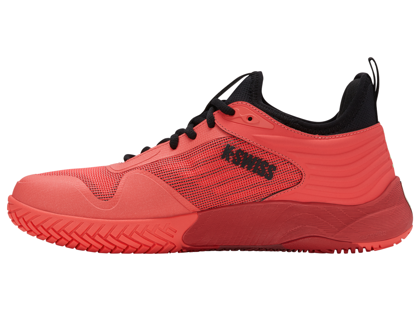 K-Swiss Men's Shoes Hypercourt Pinnacle | Neon Lava/Black/Chili Pepper