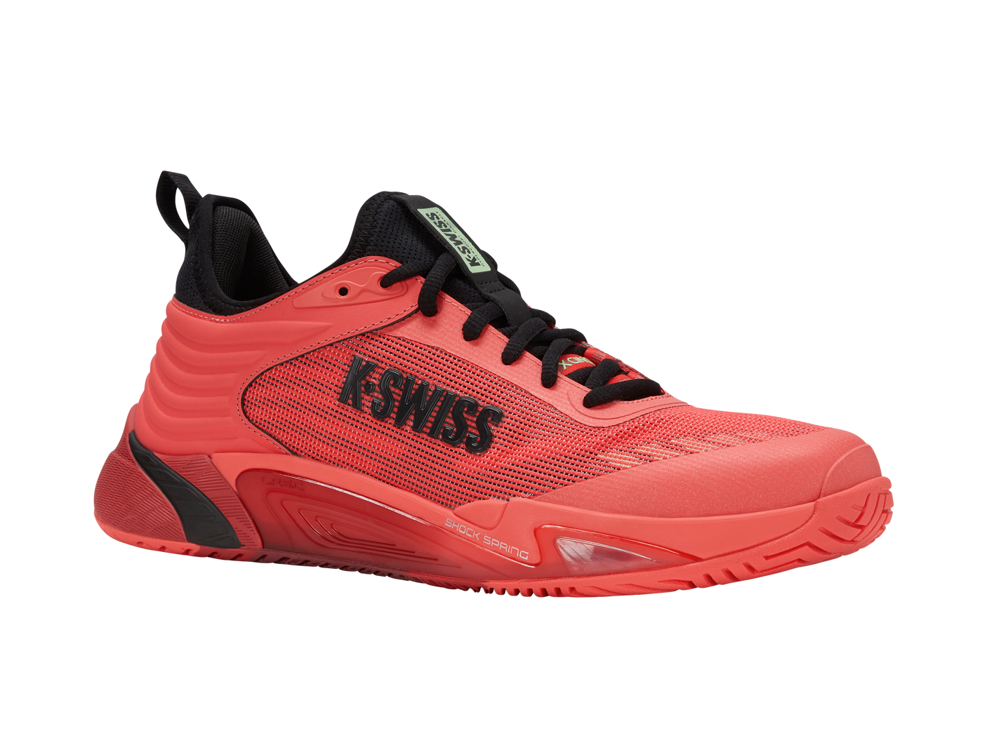 K-Swiss Men's Shoes Hypercourt Pinnacle | Neon Lava/Black/Chili Pepper