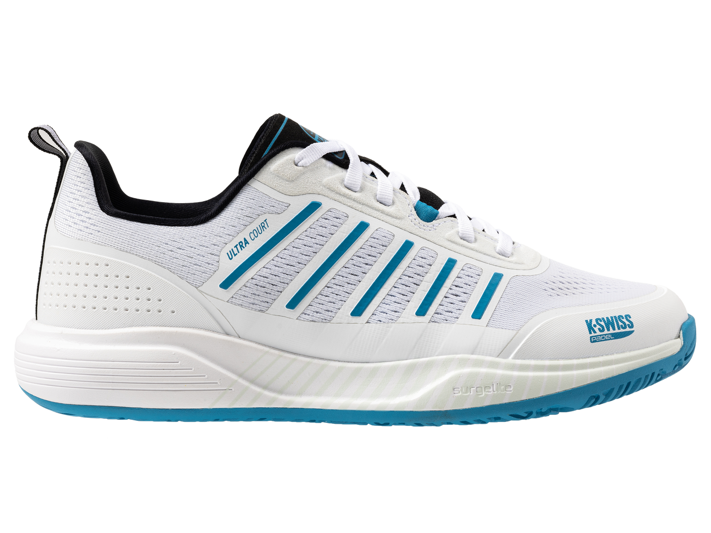 K-Swiss Men's Shoes Ultra Court Padel | White/Black/Blue Moon
