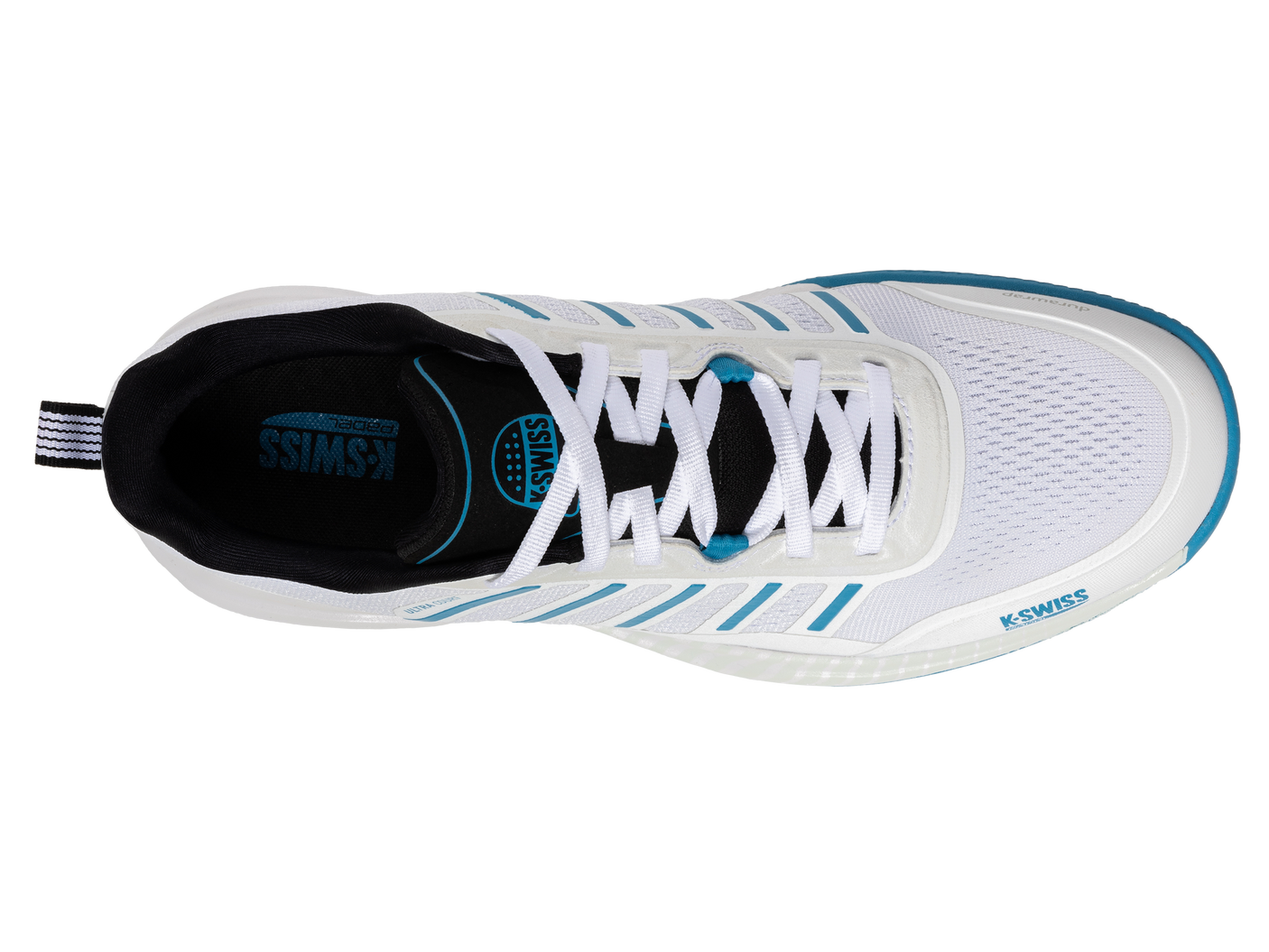 K-Swiss Men's Shoes Ultra Court Padel | White/Black/Blue Moon