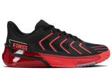 Zapatillas K-Swiss Ultrashot 4 para hombre | Negro/Lava neón/Pimiento picante