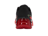 Zapatillas K-Swiss Ultrashot 4 para hombre | Negro/Lava neón/Pimiento picante