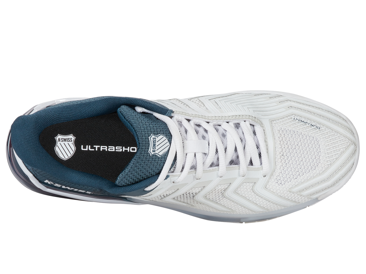 K-Swiss Men's Shoes Ultrashot 4 | White/Stargazer/Neon Blaze