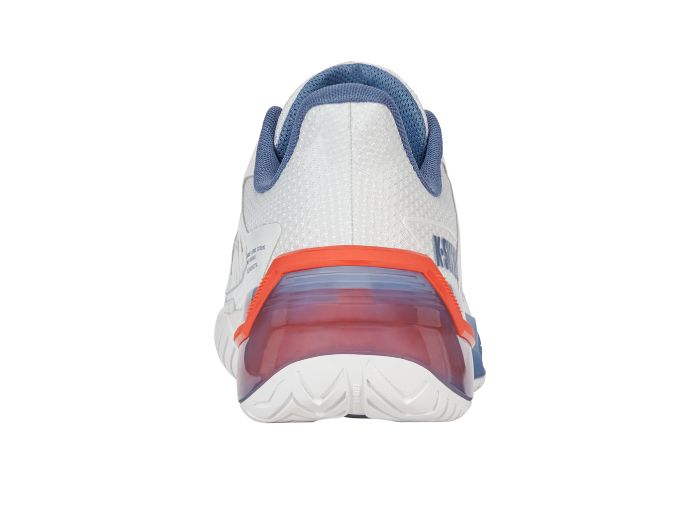 Zapatillas K-Swiss Ultrashot 4 para hombre | Blanco brillante/Infinito/Ibis escarlata