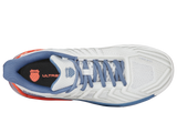 Zapatillas K-Swiss Ultrashot 4 para hombre | Blanco brillante/Infinito/Ibis escarlata