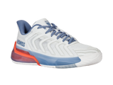 Zapatillas K-Swiss Ultrashot 4 para hombre | Blanco brillante/Infinito/Ibis escarlata
