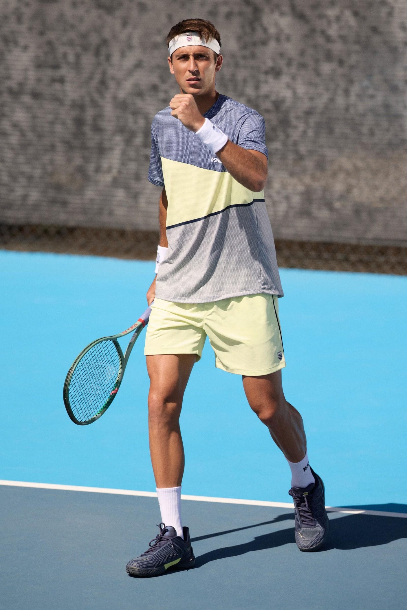 K-Swiss Men's Shoes Ultrashot 4 | Vintage Indigo/Naval Academy/Luminary Green