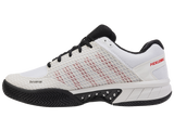 K-Swiss Men's Shoes Express Light Pickleball | White/Black/High Risk Red