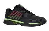 Zapatillas K-Swiss Hypercourt Express 2 para hombre | Negro/Verde neón suave/Lava neón