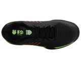 Zapatillas K-Swiss Hypercourt Express 2 Clay para hombre | Negro/Verde neón suave/Lava neón