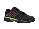 Zapatillas K-Swiss Hypercourt Express 2 Clay para hombre | Negro/Verde neón suave/Lava neón