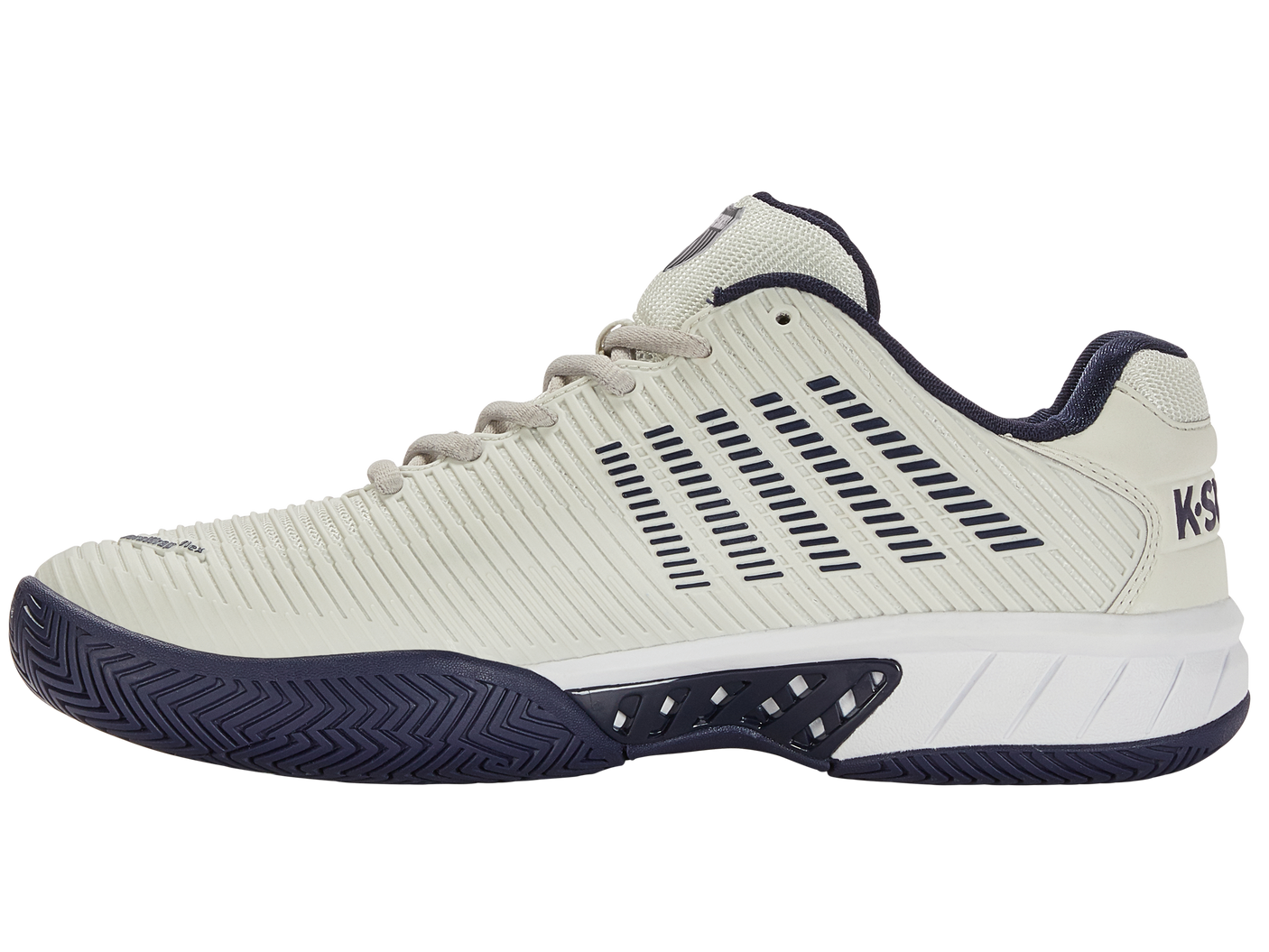 K-Swiss Men's Shoes Hypercourt Express 2-2E | Gray/Wht/Peacoat
