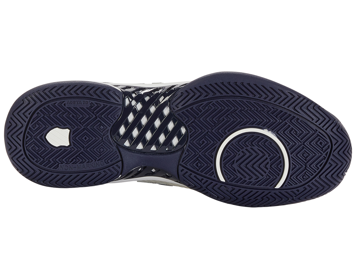 K-Swiss Men's Shoes Hypercourt Express 2-2E | Gray/Wht/Peacoat