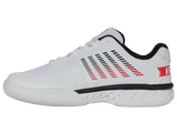 K-Swiss Men's Shoes Hypercourt Express 2-2E | White/Black/Mars Red