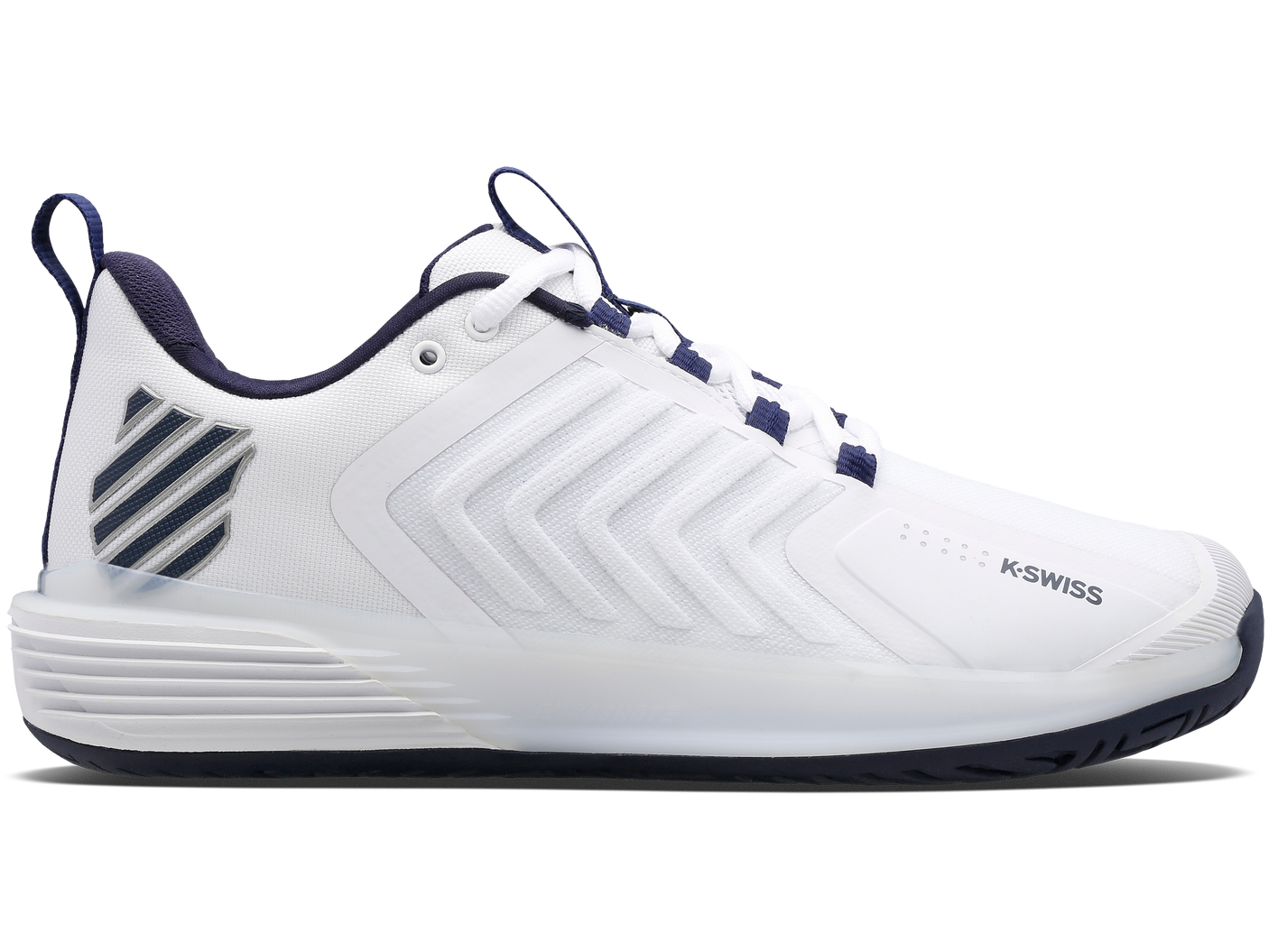 K-Swiss Men's Shoes Ultrashot 3 | White/Peacoat/Silver