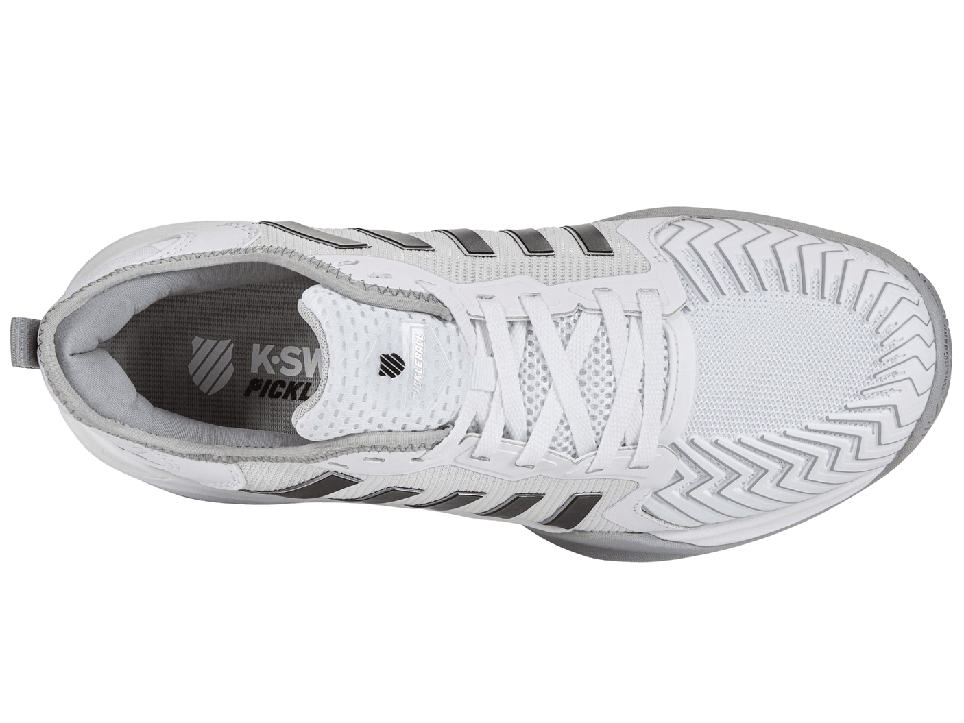 Zapatillas K-Swiss para hombre Pickleball Supreme | Blanco/Gris claro/Negro