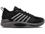 Zapatillas K-Swiss Hypercourt Supreme 2 para hombre | Negro/Gris acero/Rojo fuego