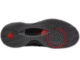 Zapatillas K-Swiss Hypercourt Supreme 2 para hombre | Negro/Gris acero/Rojo fuego