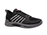 Zapatillas K-Swiss Hypercourt Supreme 2 para hombre | Negro/Gris acero/Rojo fuego