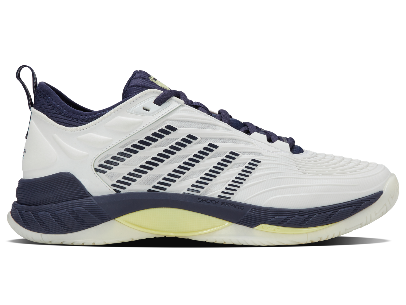 Zapatillas K-Swiss Hypercourt Supreme 2 para hombre | Blanco/Academia Naval/Verde Luminario