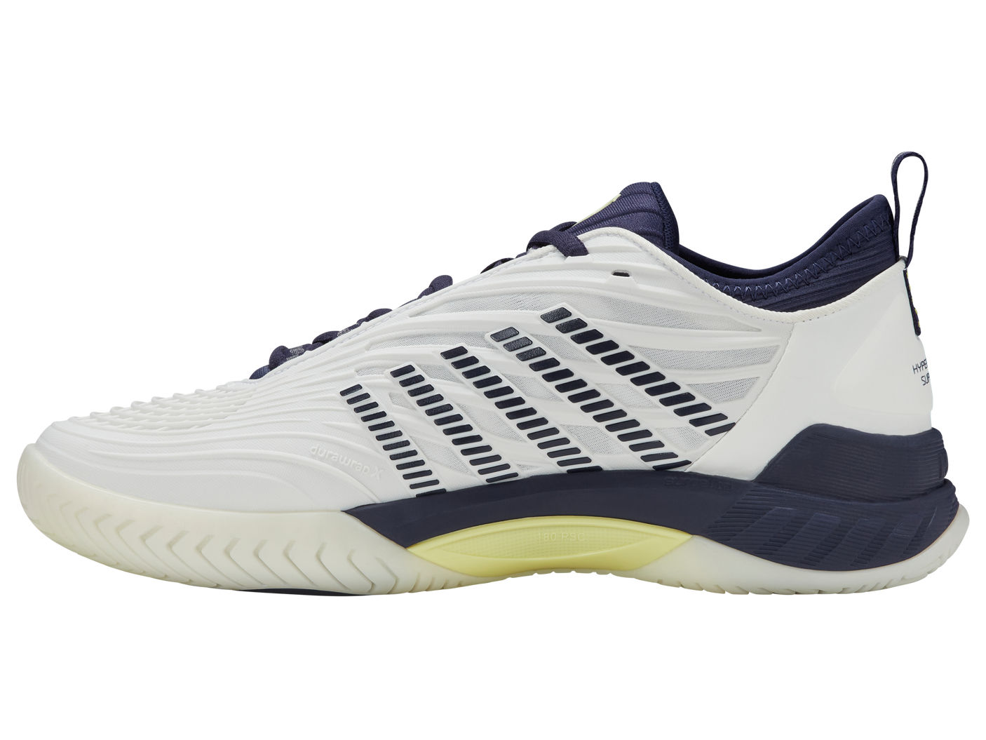 Zapatillas K-Swiss Hypercourt Supreme 2 para hombre | Blanco/Academia Naval/Verde Luminario