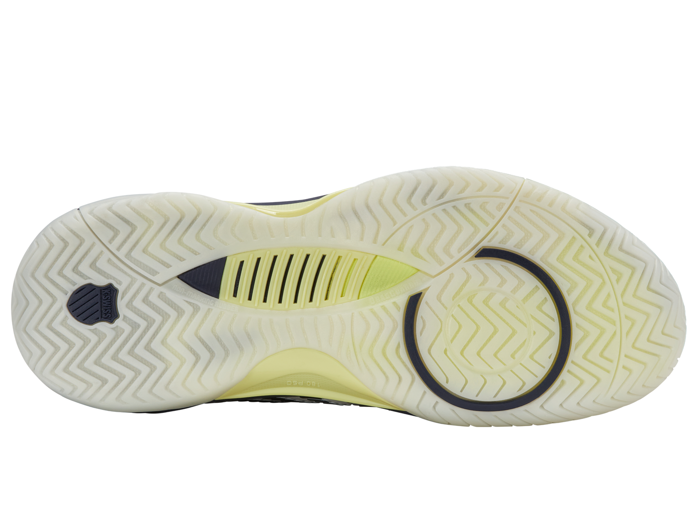 Zapatillas K-Swiss Hypercourt Supreme 2 para hombre | Blanco/Academia Naval/Verde Luminario