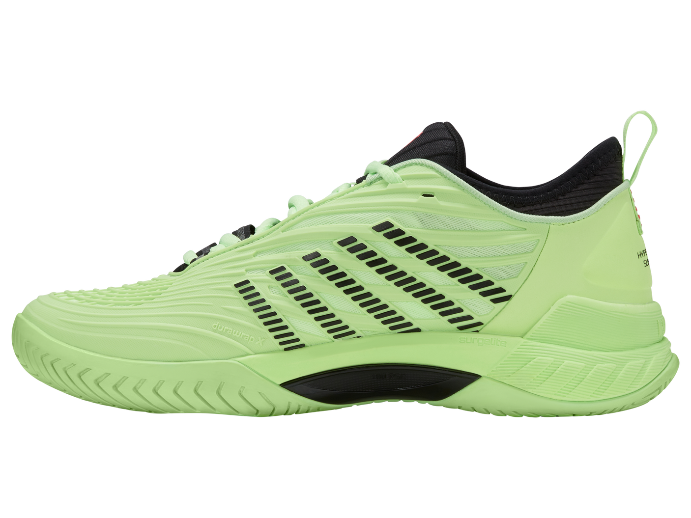 Zapatillas K-Swiss Hypercourt Supreme 2 para hombre | Verde neón suave/Negro/Lava neón