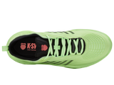Zapatillas K-Swiss Hypercourt Supreme 2 para hombre | Verde neón suave/Negro/Lava neón