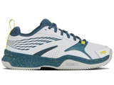 K-Swiss Men's Shoes Speedex Padel | White/Indian Teal/Evening Primrose