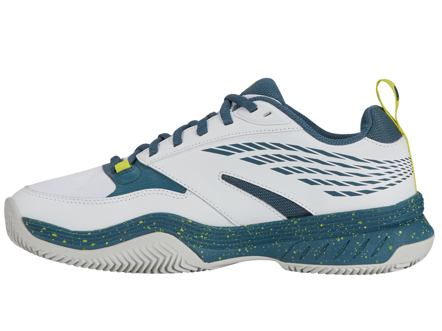 K-Swiss Men's Shoes Speedex Padel | White/Indian Teal/Evening Primrose