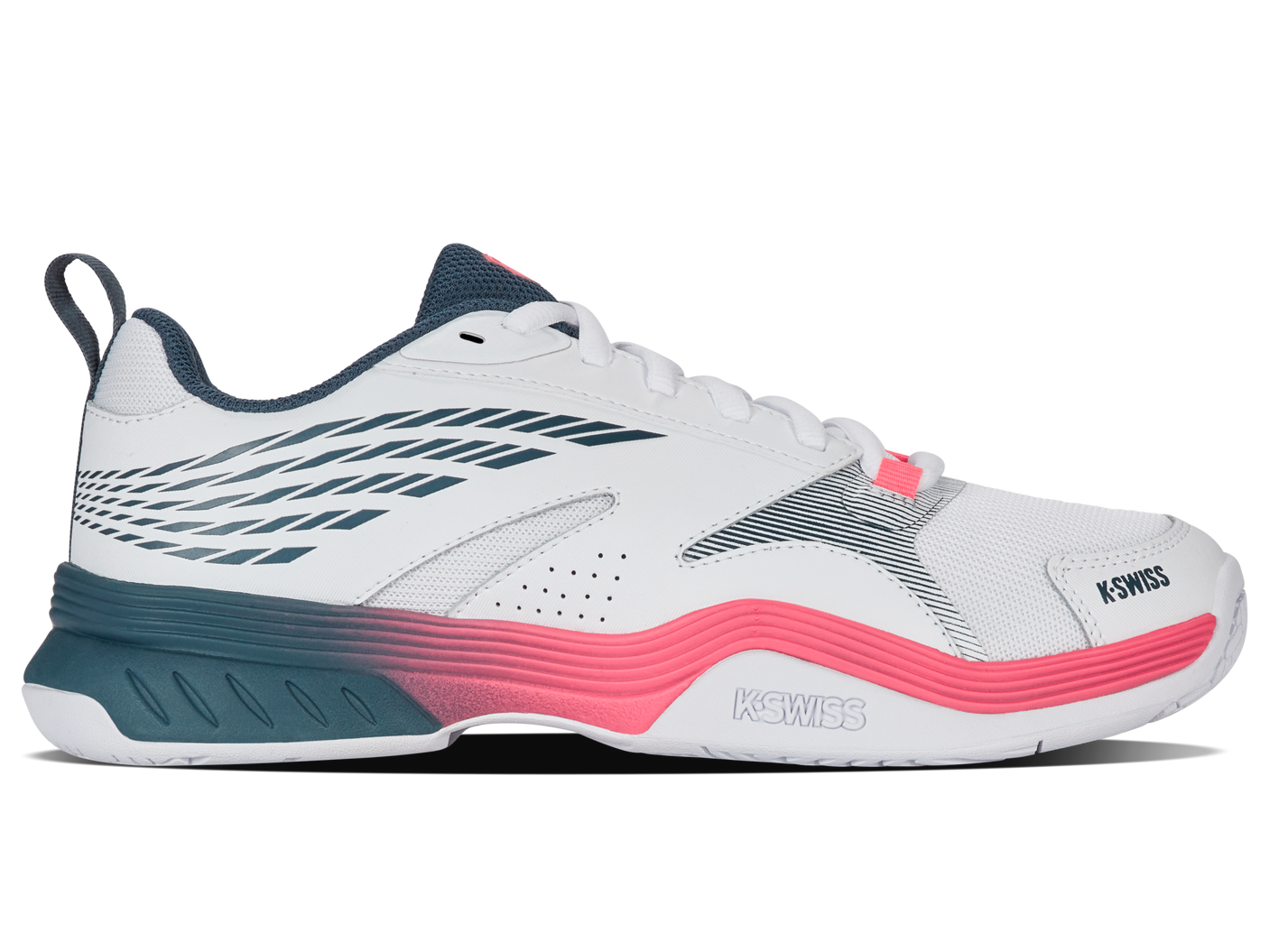 Zapatillas K-Swiss Speedex para hombre | Blanco/Stargazer/Neón Blaze