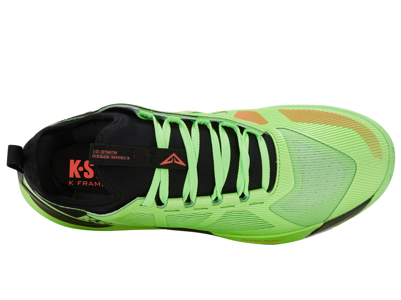 Zapatillas K-Swiss para hombre K-Frame Speed ​​Rublo | Verde neón suave/Negro/Lava neón