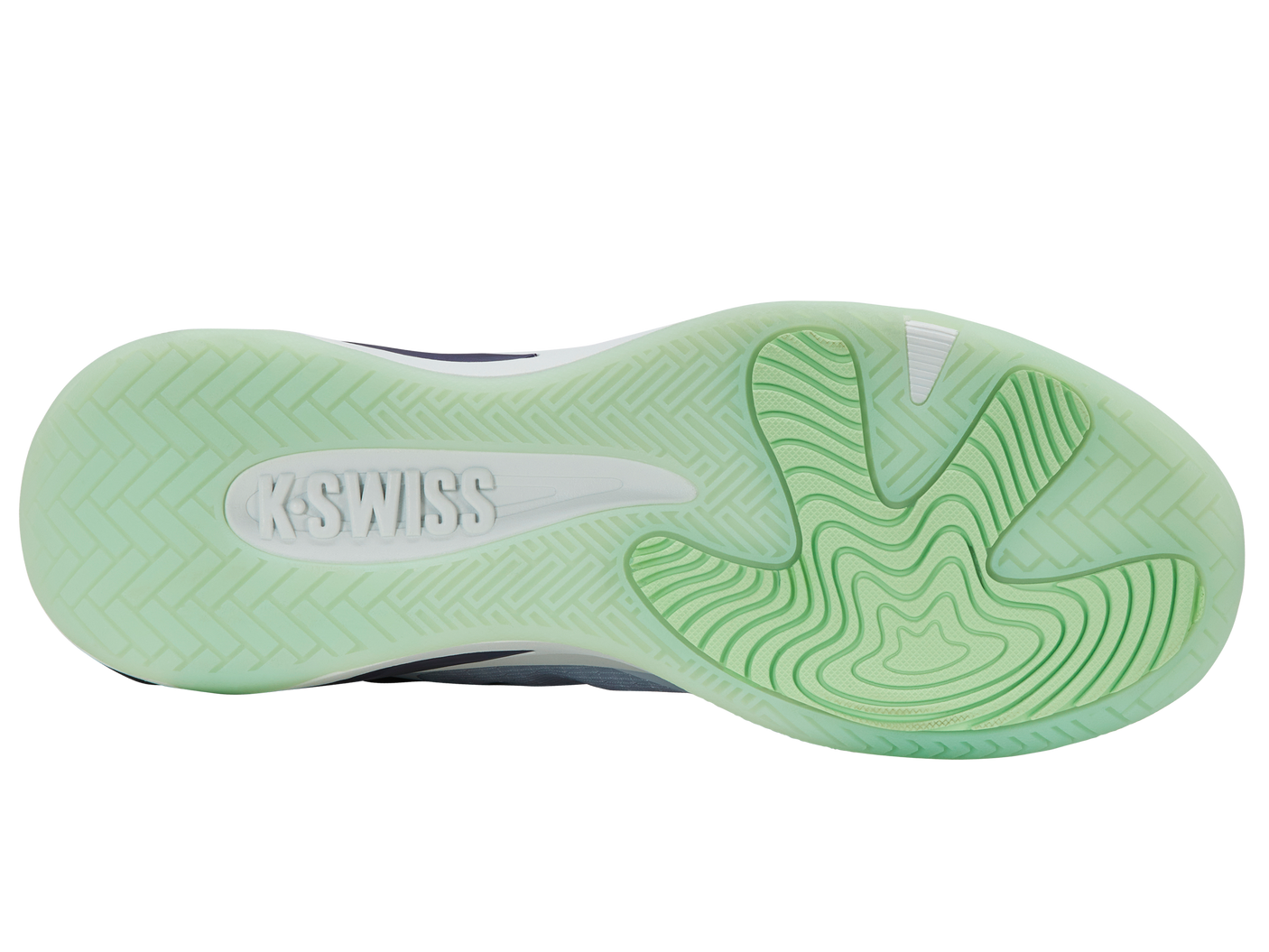 Zapatillas K-Swiss para Hombre K-Frame Pickleball | Hielo Ártico/Oceana/Verde Patina