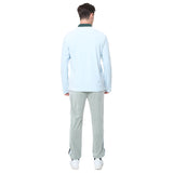 Sergio Tacchini Banda Velour Polo - Baby Blue