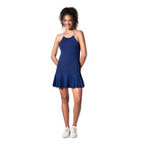 inPhorm NYC Devon Tennis & Athleisure Dress - Ink/Silver Sand