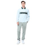 Sergio Tacchini Banda Velour Polo - Baby Blue