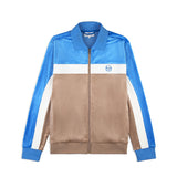 Sergio Tacchini Lazaro Velour Track Jacket - Taupe Grey