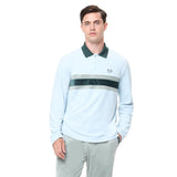 Sergio Tacchini Banda Velour Polo - Baby Blue