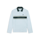 Sergio Tacchini Banda Velour Polo - Baby Blue