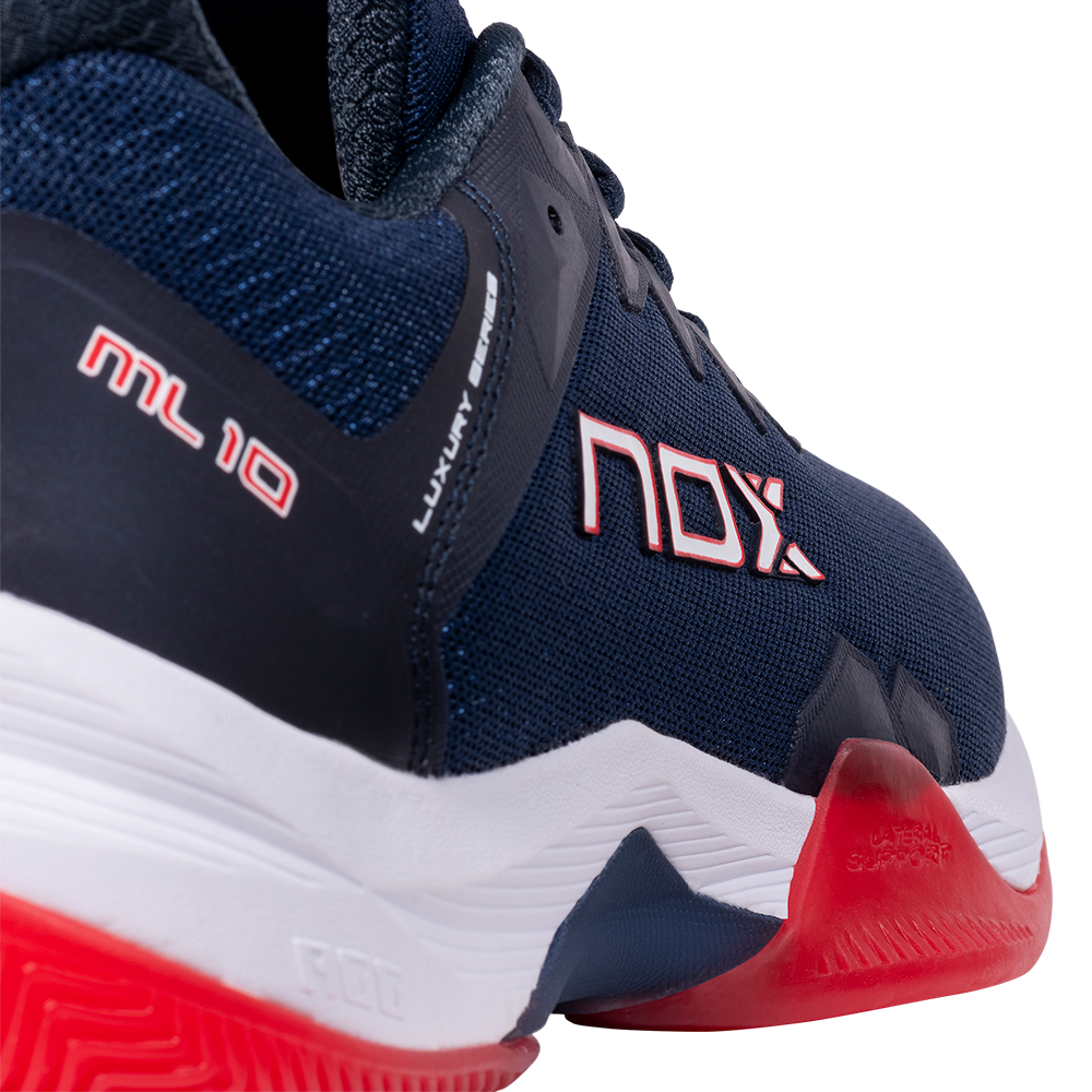 Nox Padel Shoes ML10 - Men - Hexa Blue & Fiery Red